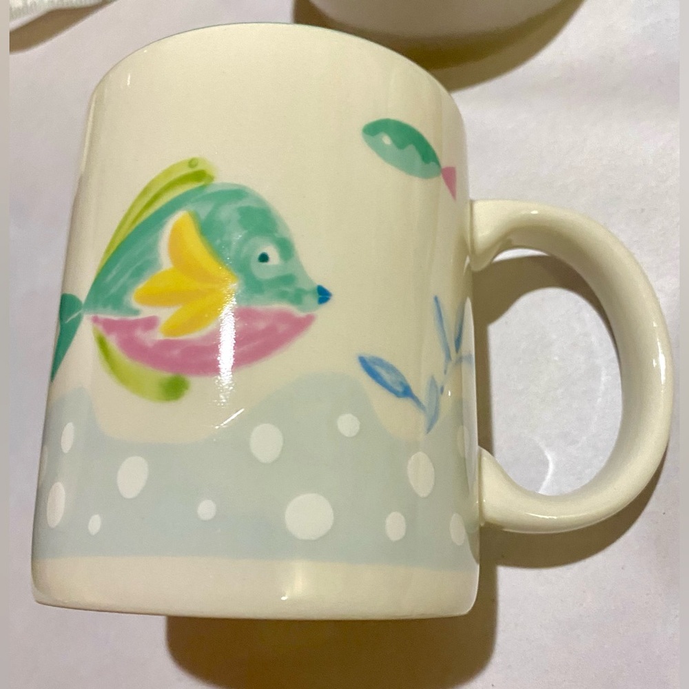 Vintage Fish Mug. Made in Thailand. NWOT “Barrier Reef” by Studio Nova. EC.